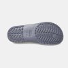 ⁦Crocs Bayaband Flip - כפכף באיה באנד בצבע אפור כהה/ירוק⁩ – תמונה ⁦5⁩
