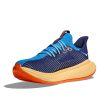 ⁦Hoka Carbon X3 - נעלי ספורט הוקה קרבון איקס 3 בצבע כתום בהיר כחול ים לגברים⁩ – תמונה ⁦4⁩