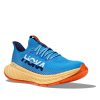 ⁦Hoka Carbon X3 - נעלי ספורט הוקה קרבון איקס 3 בצבע כתום בהיר כחול ים לגברים⁩ – תמונה ⁦7⁩