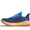 ⁦Hoka Carbon X3 - נעלי ספורט הוקה קרבון איקס 3 בצבע כתום בהיר כחול ים לגברים⁩ – תמונה ⁦2⁩