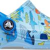 ⁦נעלי קרוקס הדפסים לילדים- Crocs Kids Classic Pool Party Clog⁩ – תמונה ⁦2⁩