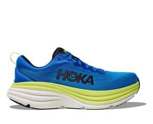 HOKA Bondi Wide 8 - נעלי ספורט גברים הוקה בונדי 8 רחבות בצבע כחול קובלט/ירקרק