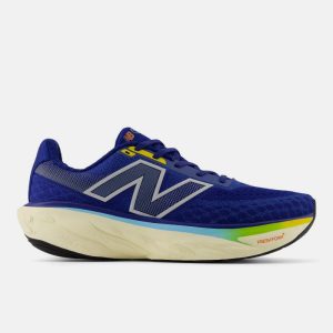 NEW BALANCE Fresh Foam X 1080v14 נעלי ניו באלאנס ריצת כביש גברים צבע כחול. סוליה בצבע לבן ותת גון: צהוב , ירוק, כחול.