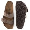 ⁦בירקנשטוק כפכפי נשים אריזונה מוקה זמש Birkenstock Arizona Birko Flor Nubuck Mocha⁩ – תמונה ⁦5⁩