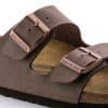 ⁦בירקנשטוק כפכפי נשים אריזונה מוקה זמש Birkenstock Arizona Birko Flor Nubuck Mocha⁩ – תמונה ⁦3⁩