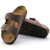 ⁦בירקנשטוק כפכפי נשים אריזונה מוקה זמש Birkenstock Arizona Birko Flor Nubuck Mocha⁩ – תמונה ⁦10⁩