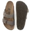 ⁦בירקנשטוק כפכפי גברים אריזונה סטון Birkenstock Arizona Birko-Flor Nubuck Stone⁩ – תמונה ⁦2⁩