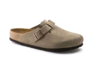 בירקנשטוק כפכפי גברים בוסטון טיופ Birkenstock Boston SFB VL Taupe  בצבע אפור חום