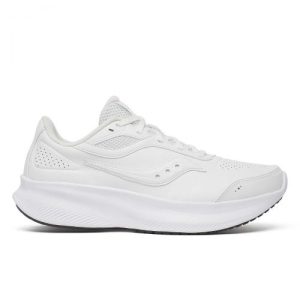 INTEGRITY METRO WIDE SACOUNY - נעלי הליכה רחבות לנשים בצבע לבן