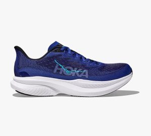 HOKA MACH 6 - נעלי ספורט לגברים הוקה מאך 6 בצבע שחור/כחול לילה