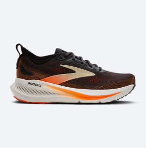 נעלי ריצה BROOKS Glycerin 23- לגברים רוחב D בצבע שחור לבן כתום