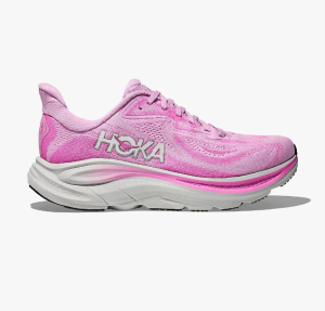 HOKA CLIFTON 10 - נעלי ספורט נשים הוקה קליפטון 10 בצבע צוף פרחים/נאון פוקסי