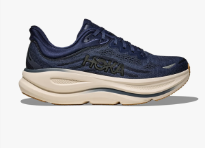 HOKA BONDI WIDE 9 - נעלי ספורט גברים בונדי 9 רחבות בצבע כחול חצות/ורסיטי ניי