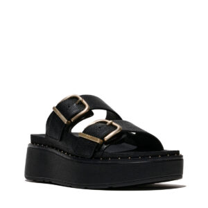 Gen FF Max 2 Bar Buckle Slide All Black כפכפי פיטפלופ לנשים