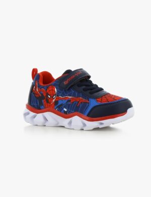 Mighty ספיידרמן Spiderman LED Sneakers Navy Red נייבי אדום Kids product shot