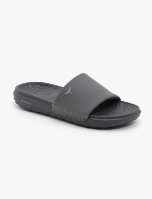 Black אפור כפכפי סלייד ליאו נורד בלו NORD BLUE Leo Slide לגברים