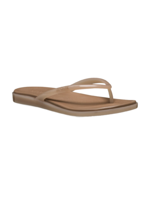 Choco Milk Jelly שוקולד חלב ג'לי כפכפי ג'לי קרוקס מיאמי Crocs Miami Round Toe Jelly לנשים